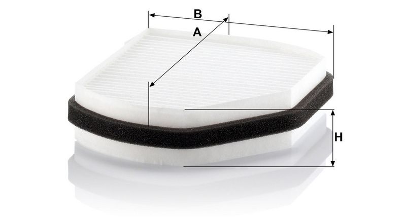 Filter, salongiõhk, MANN-FILTER CU 2897