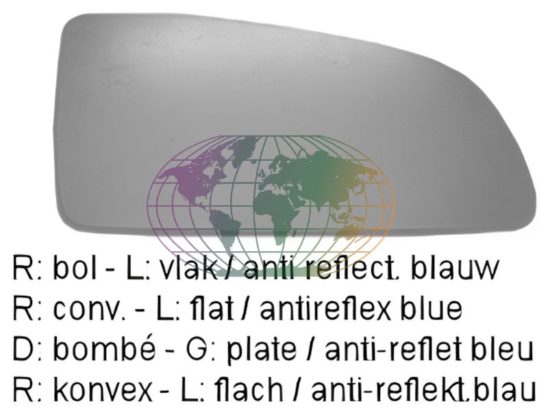 Lexmond Trading BV 0840064 - Mirror Glass, exterior mirror