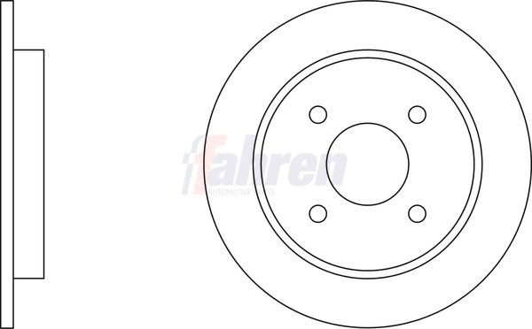 Fahren Brake Disc FBD6086