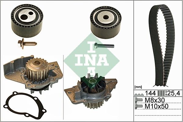 Schaeffler INA Vízpumpa + fogasszíj készlet 530 0474 30