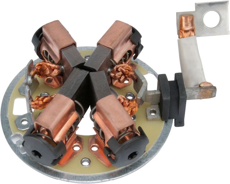 Halter, Kohlebürsten