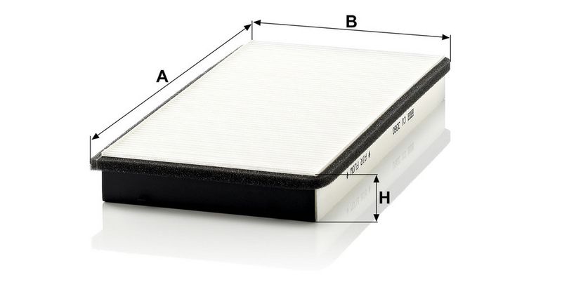 Filter, salongiõhk, MANN-FILTER CU 3360