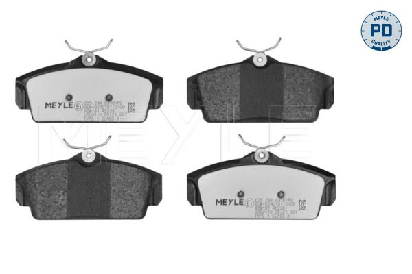 MEYLE 025 234 6316/PD Brake Pad Set, disc brake