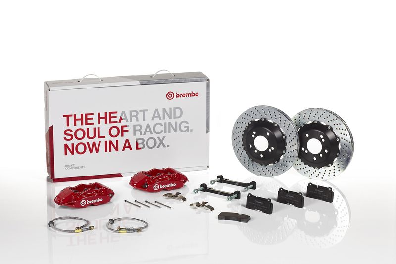BREMBO Didelio efektyvumo stabdžių komplektas