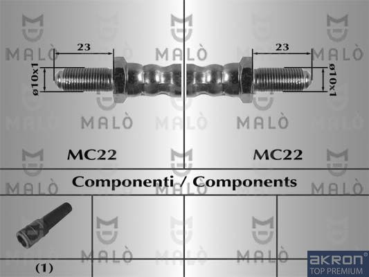 AKRON-MALÒ fékcső 8204
