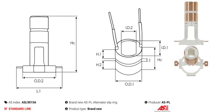 Rõngas, generaator, AS-PL ASL9015A