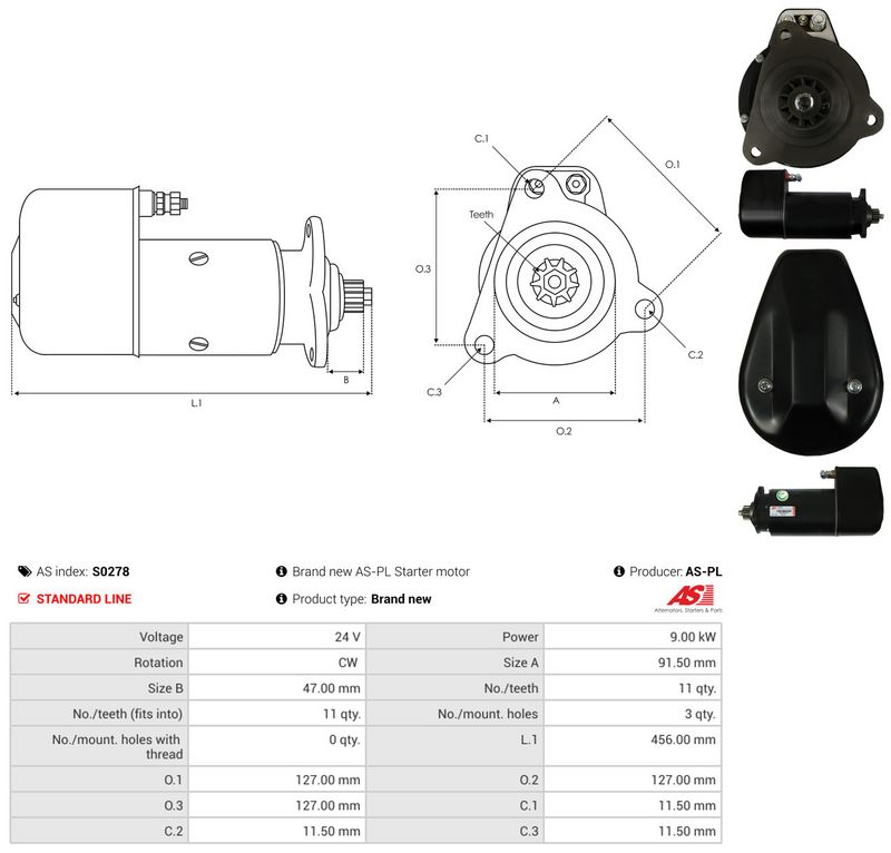 AS-PL S0278 Starter