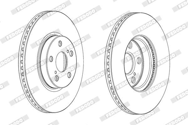 FERODO DDF1865C Brake Disc