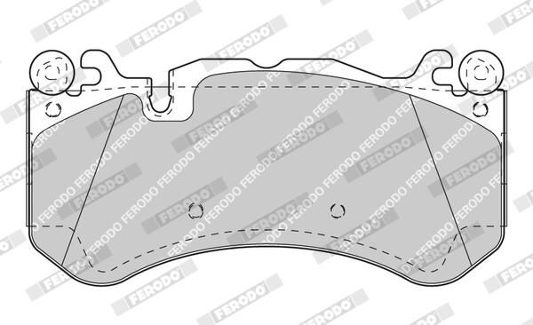 FERODO FDB4373 Brake Pad Set, disc brake