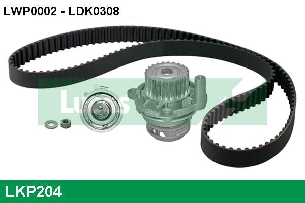 Lucas Water Pump & Timing Belt Kit LKP204