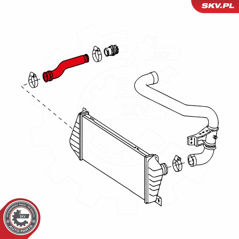 ESEN SKV 24SKV755 Charge Air Hose