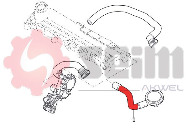 SEIM 981751 Charge Air Hose