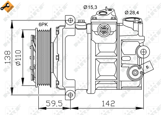 WILMINK GROUP kompresszor, klíma WG2159167