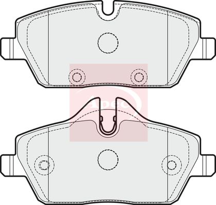 APEC Brake Pad Set, disc brake PAD2014