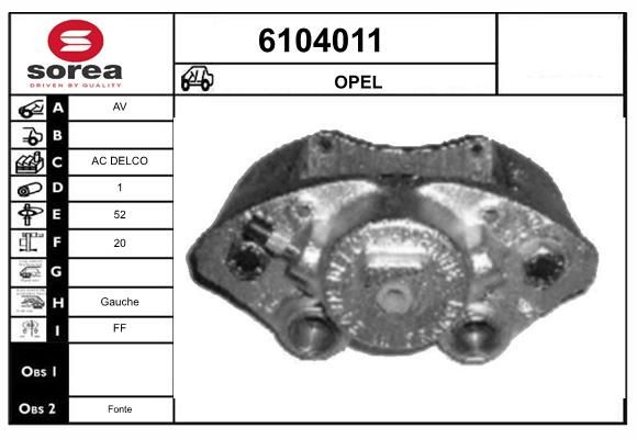 STARTCAR 6104011 Brake Caliper