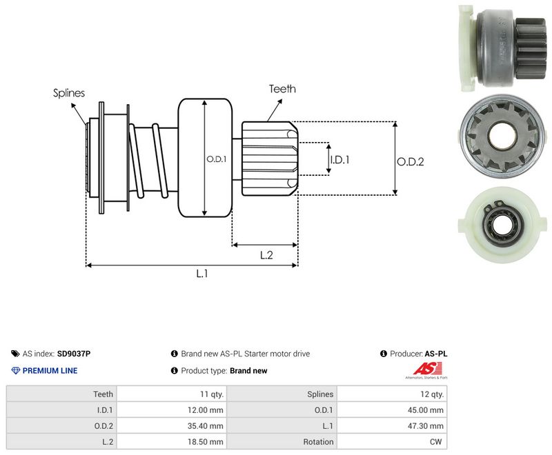 Vabajooks, starter, AS-PL SD9037P