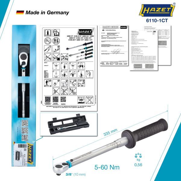 HAZET 6110-1CT Torque Wrench