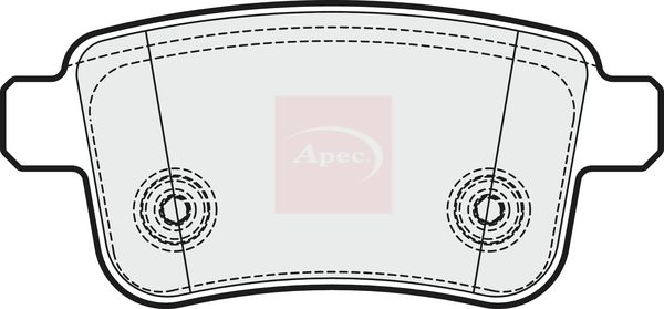 APEC Brake Pad Set, disc brake PAD1932