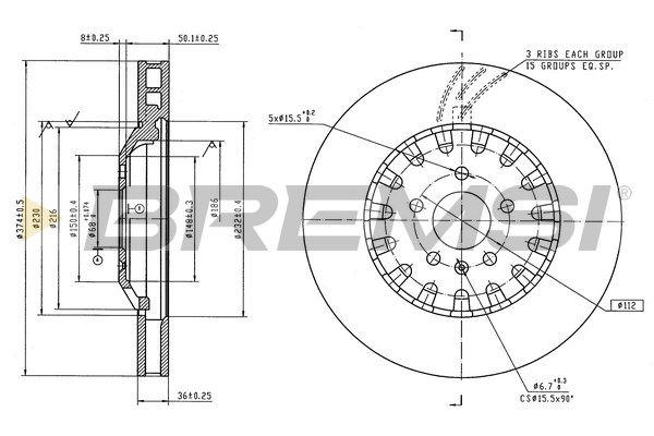 This part match OEM code: 4M0615301AD