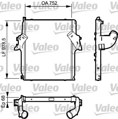 Ψυγείο αέρα υπερπλήρωσης  NEW ORIGINAL PART
