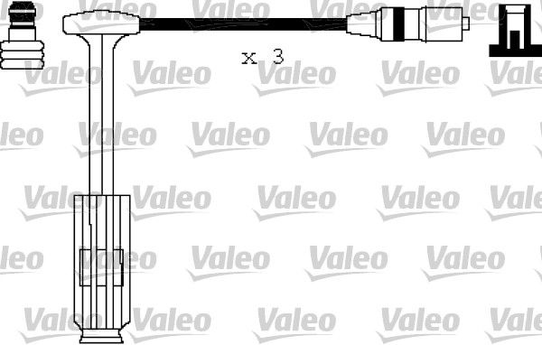 VALEO gyújtókábelkészlet 346146