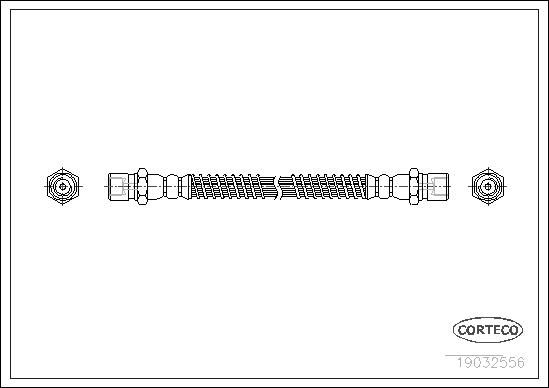 CORTECO Тормозной шланг