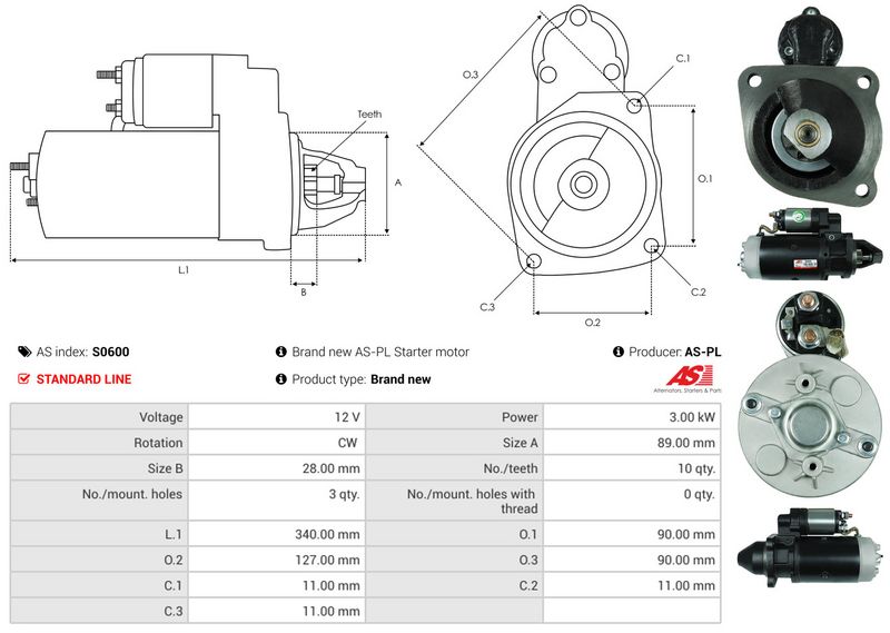 AS-PL S0600 Starter