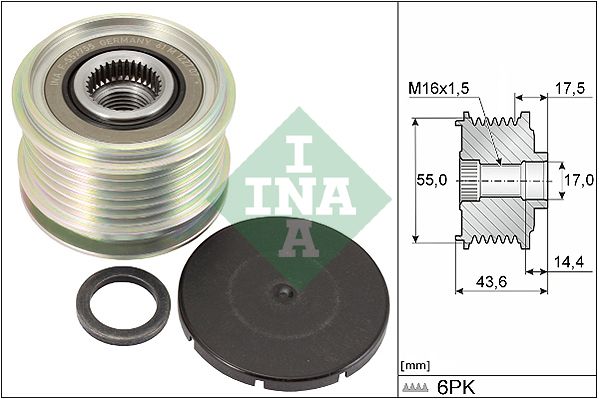 Schaeffler INA generátor szabadonfutó 535 0105 10