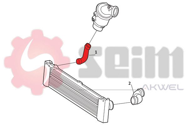 SEIM 981849 Charge Air Hose