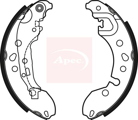 APEC Brake Shoe Set SHU827