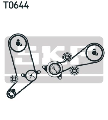 SKF VKMC 01258-1 Water Pump & Timing Belt Kit