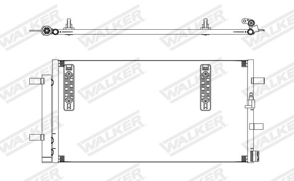 CONDENSATOR CLIMATIZARE WALKER WCD00163 7