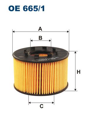 FILTRON olajszűrő OE 665/1