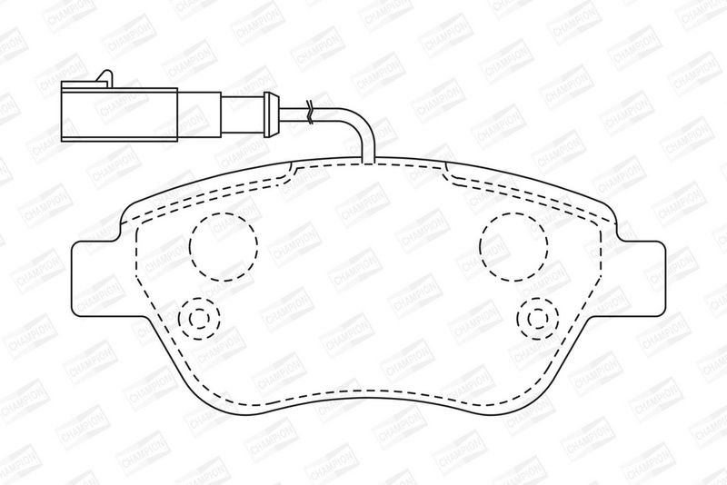 CHAMPION Plaquettes de frein à disque 573164CH
