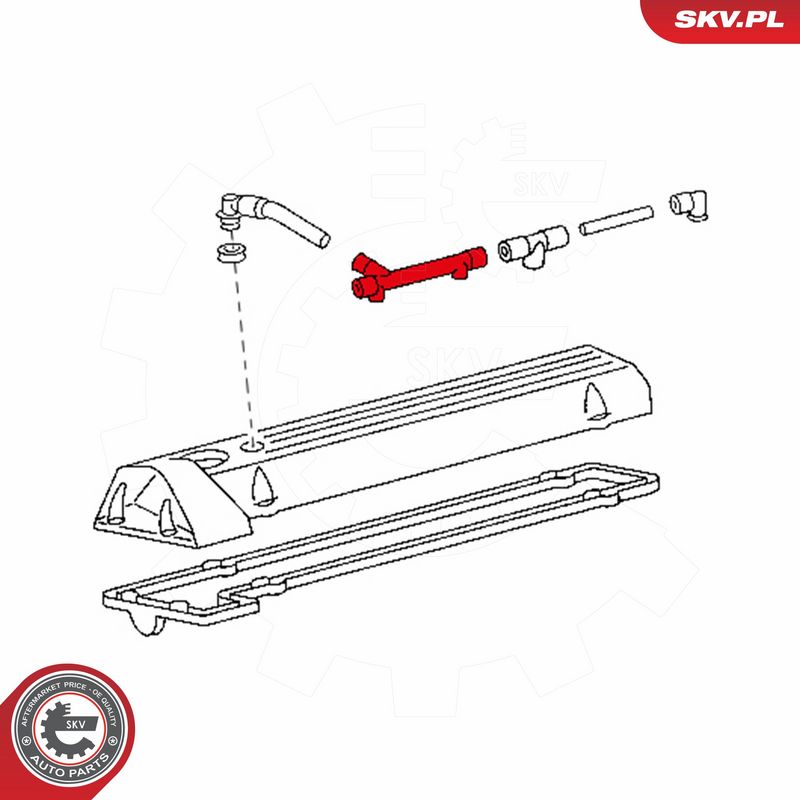 ESEN SKV 31SKV122 Hose, crankcase ventilation