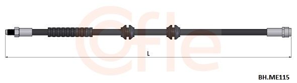 COFLE fékcső 92.BH.ME115