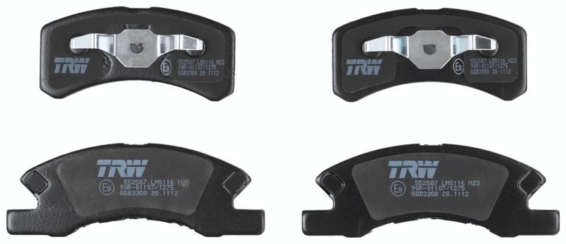 TRW GDB3358 Brake Pad Set, disc brake