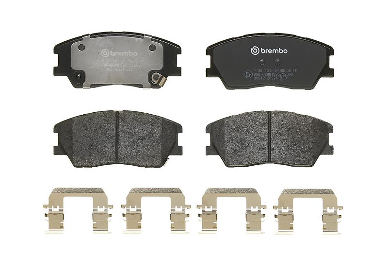 BREMBO P 30 121 Brake Pad Set, disc brake