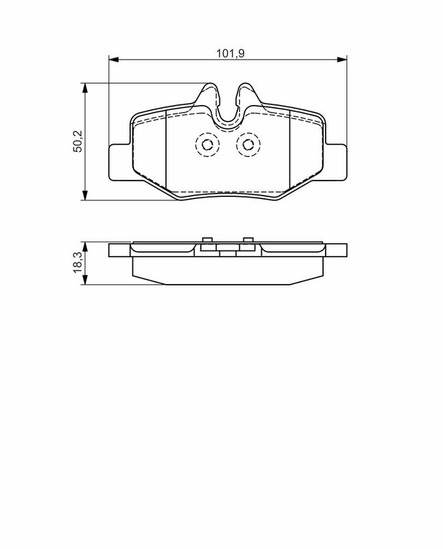 Set placute frana,frana disc 0 986 495 088 BOSCH