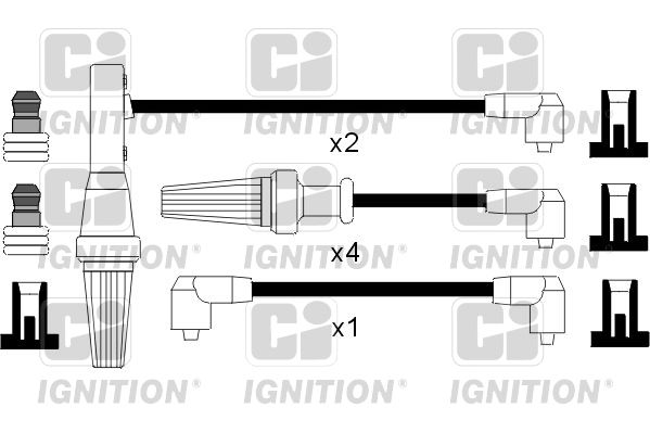 QUINTON HAZELL gyújtókábelkészlet XC329