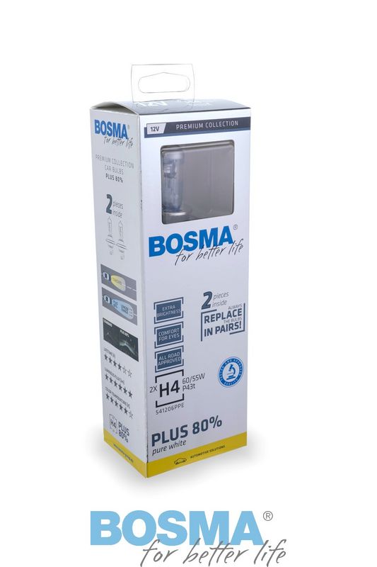 BOSMA 8887 - Bulb H4 12V 60/55W