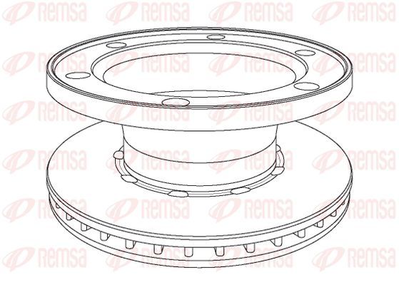 Brzdový kotouč NCA1077.20