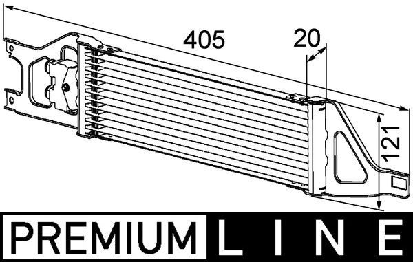 MAHLE Oliekoeler, automatische transmissie CLC 57 000P