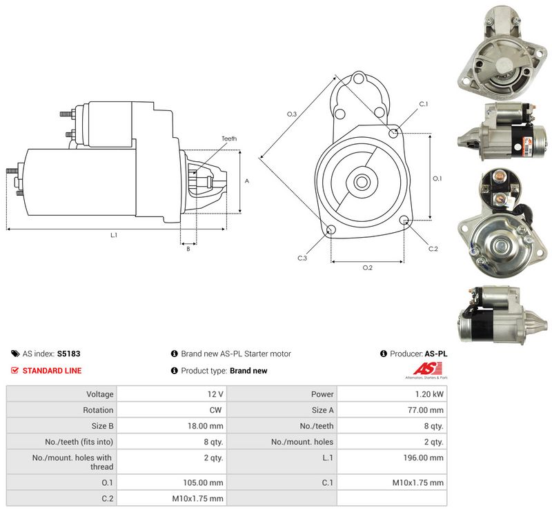 AS-PL S5183 Starter