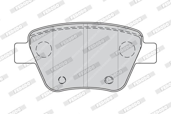 FERODO FDB4316 Brake Pad Set, disc brake