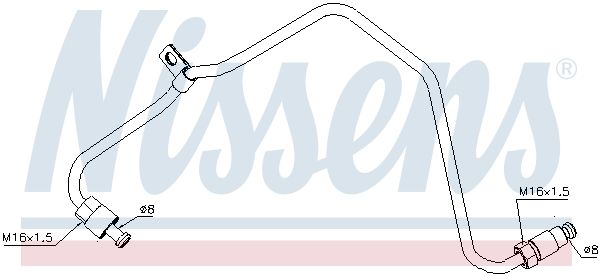 Õliühendus, kompressor, NISSENS 935060