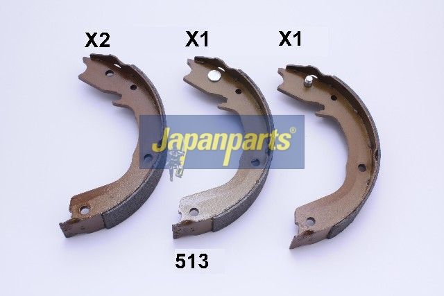 Set saboti frana JAPANPARTS GF-513AF