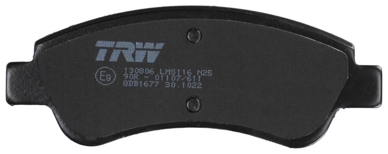 TRW GDB1677 Brake Pad Set, disc brake
