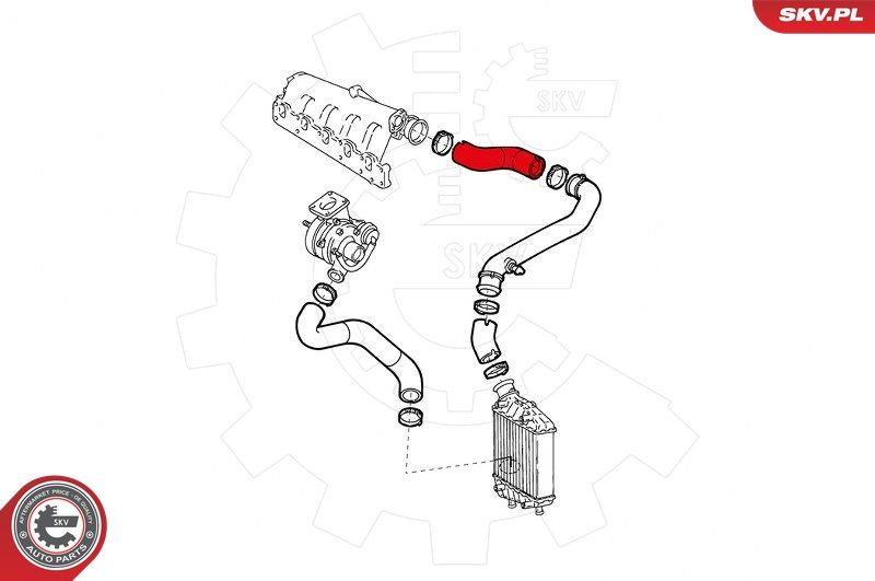 ESEN SKV 24SKV941 Charge Air Hose