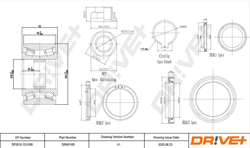 Juego de cojinete de rueda